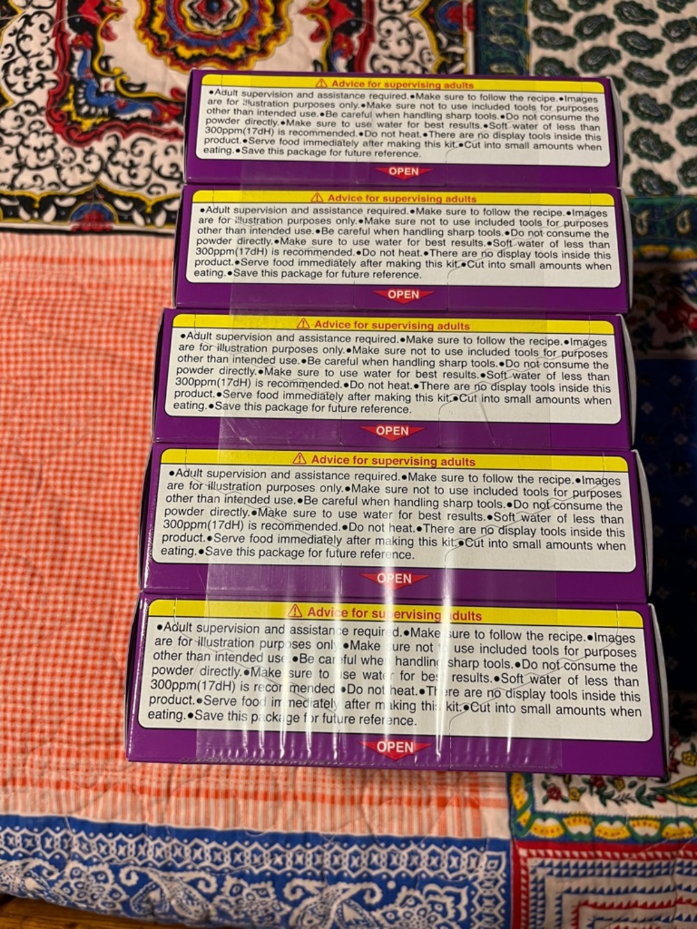 Popin' Cookin' DIY Candy Ramen Kit - Purple Packaging X 5 - Picture 5 of 5